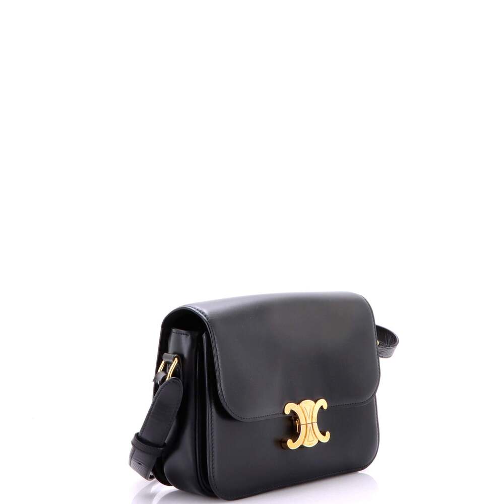 Celine Triomphe Shoulder Bag Smooth #224661C24B - Picture 2 of 9